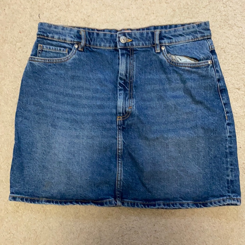 Denim Mini Skirt